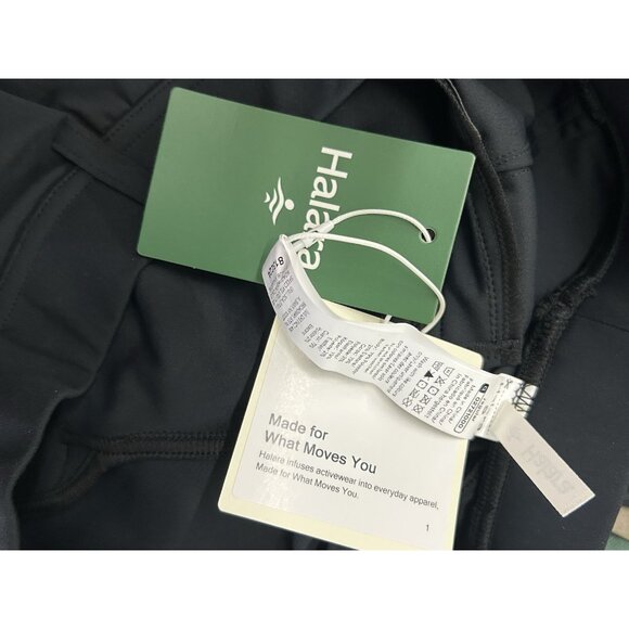 Halara Women’s Size Small High Rise Side Pocket Wide Leg Casual Pants Black - Picture 9 of 13